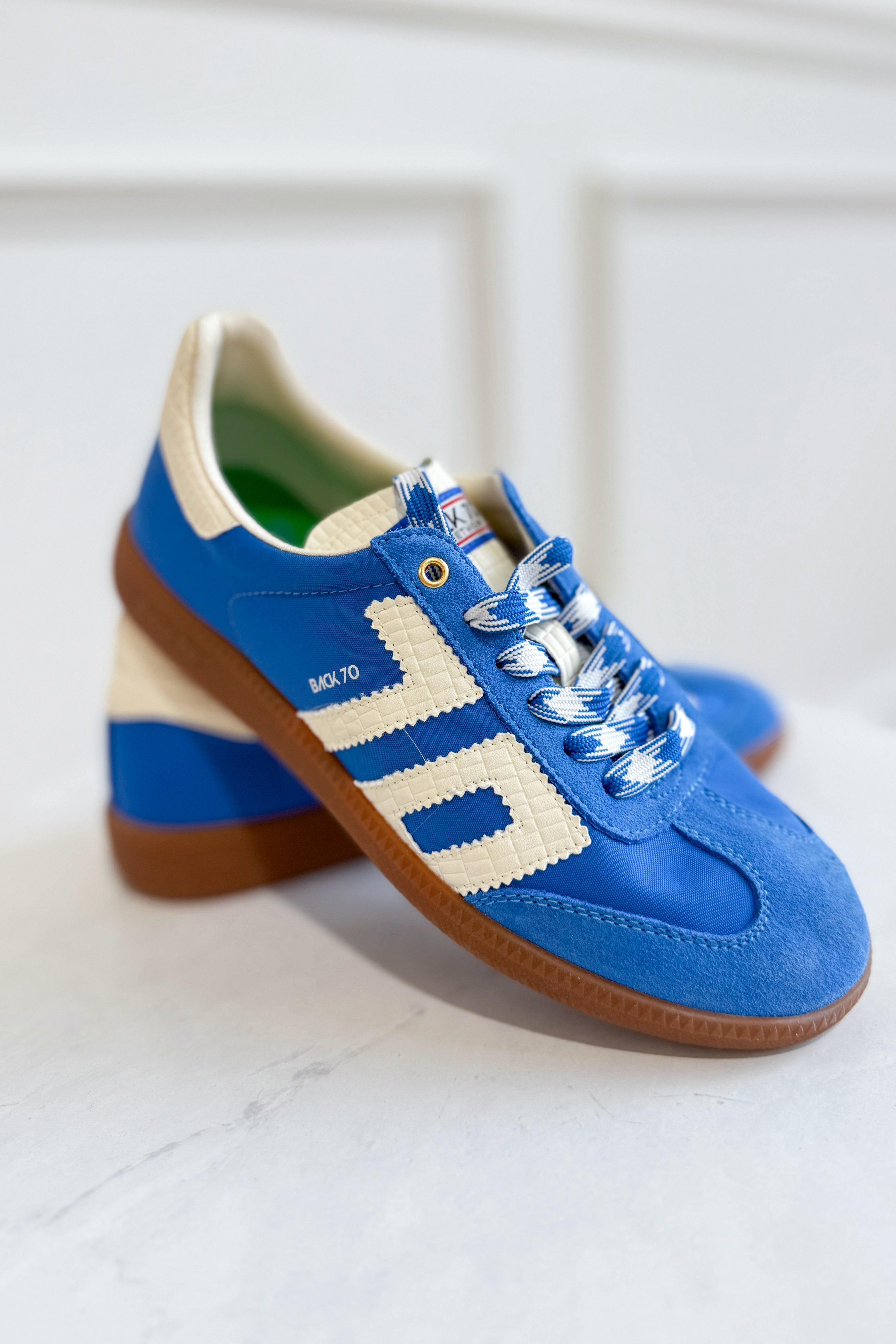 BACK70 Ghost Sneakers in Blue Milk - Be You Boutique