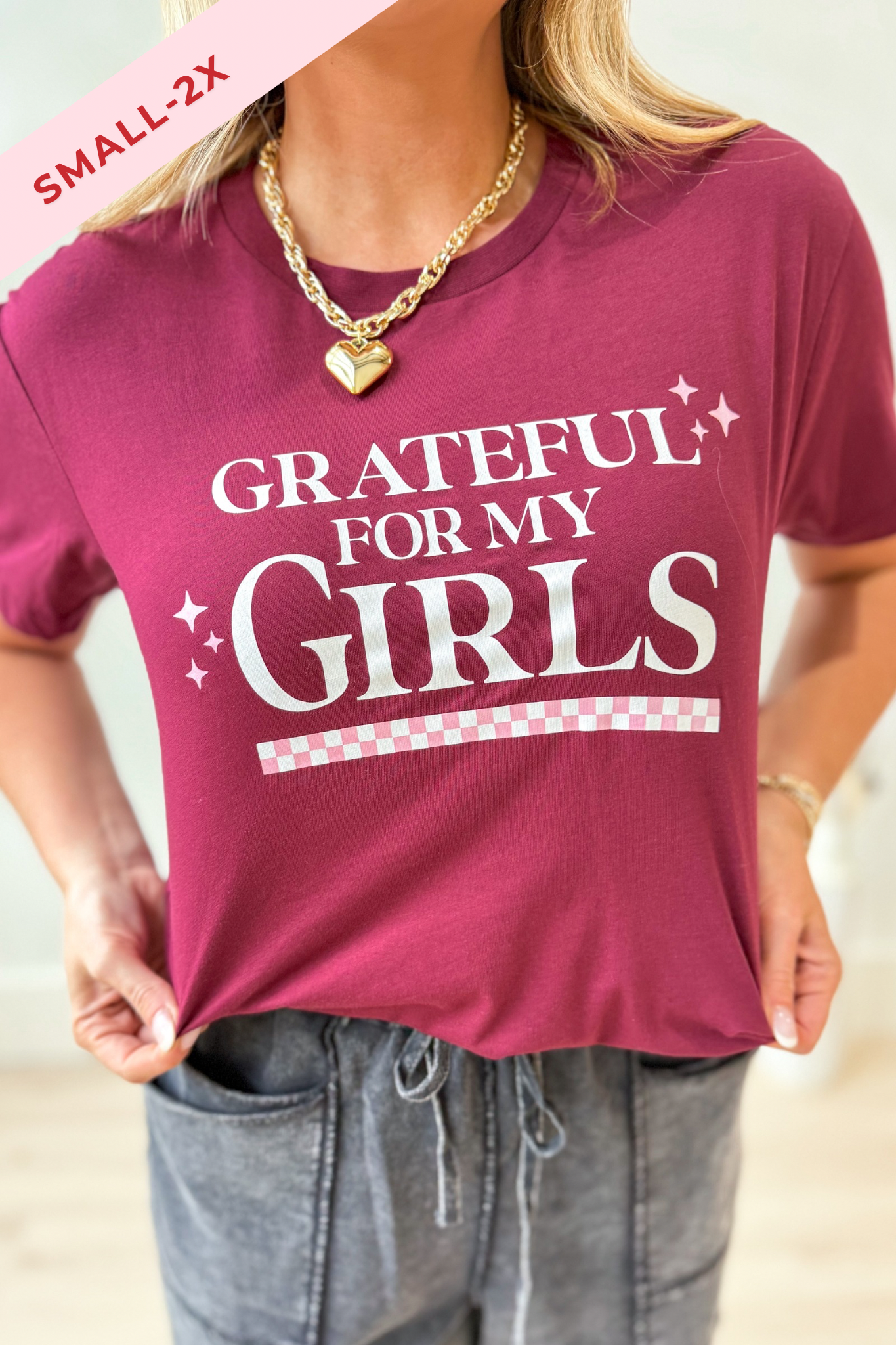 Grateful For My Girls Graphic T-Shirt - Be You Boutique