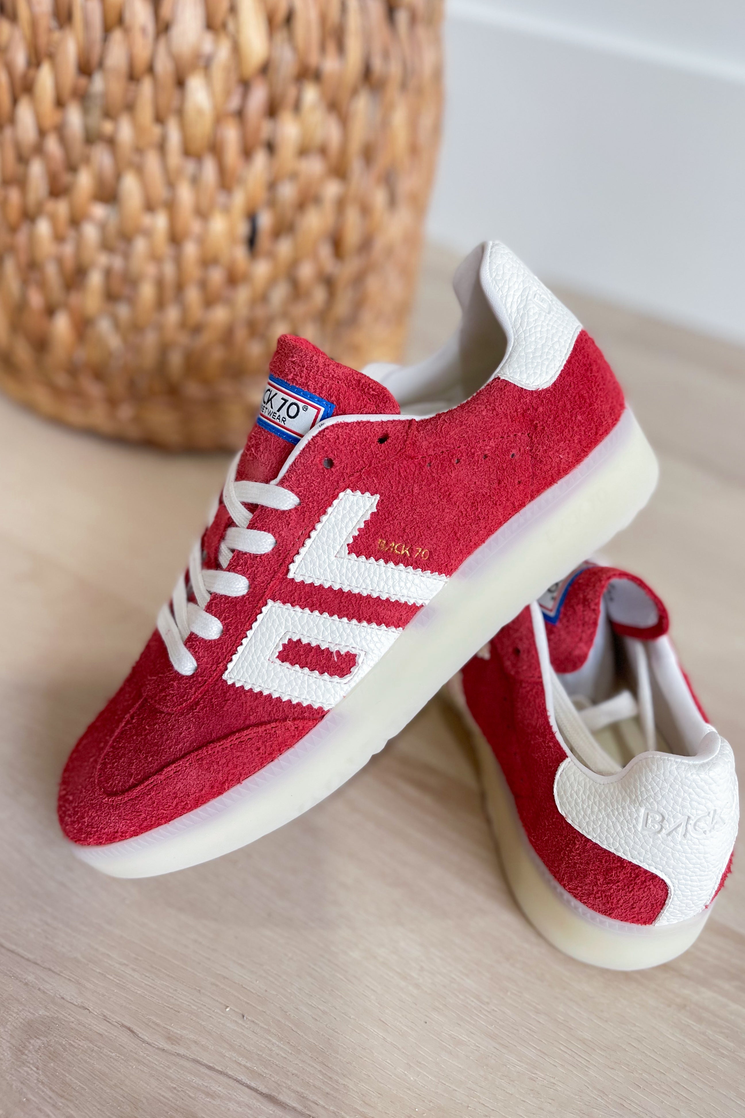 BACK70 Boston 2505 Sneaker in Red - Be You Boutique