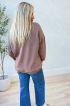 Samme Snap Collar Mock Neck Pullover - Be You Boutique