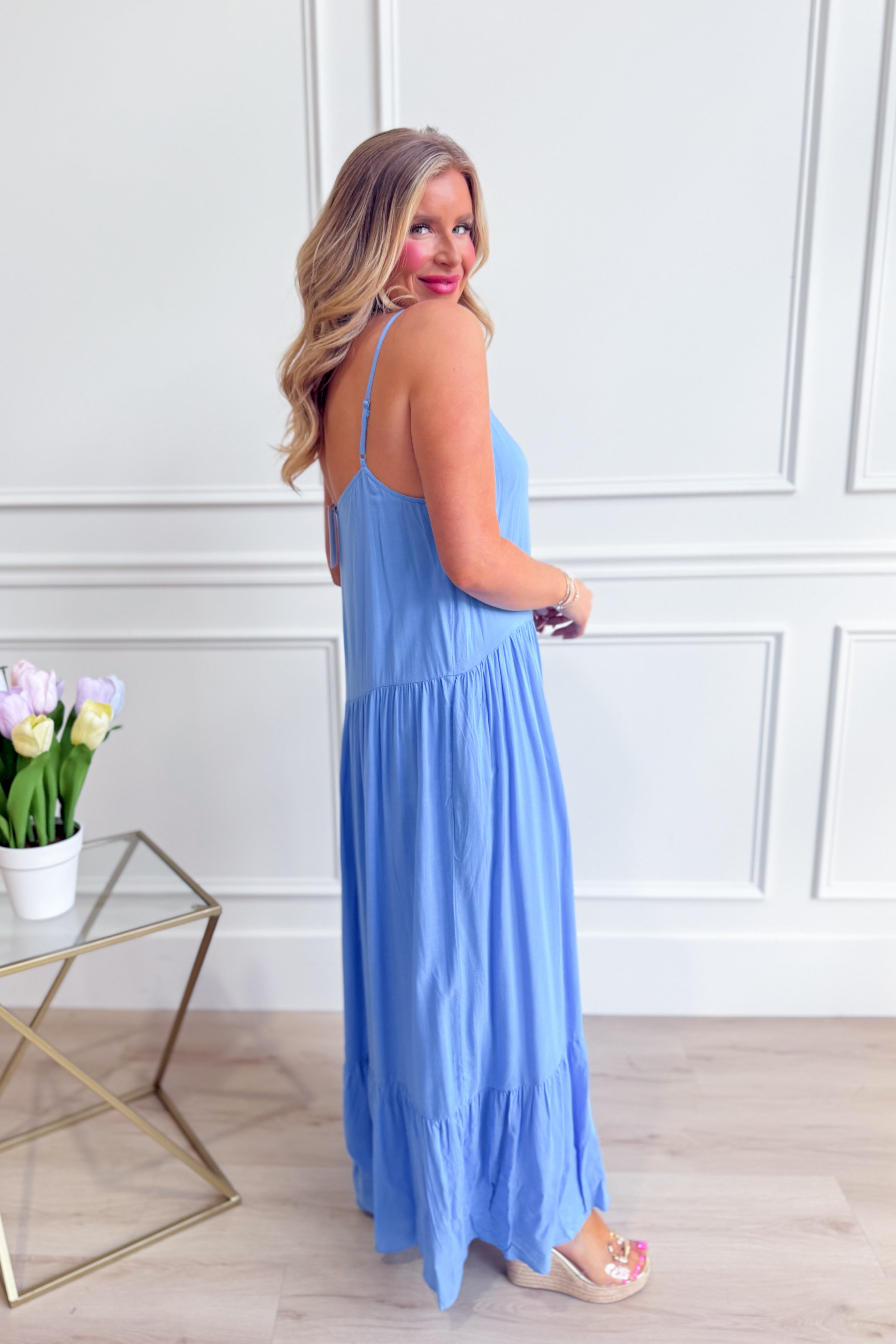 lightweight summer maxi dresses Wilma Flowy Maxi Dress *FINAL SALE* – Be You Boutique