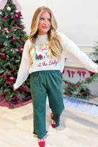 LE LIS Brynn Meet Me At The Lodge 132 Fall Sweater, cozy knit with fall-inspired colors, casual and stylish for autumn wear