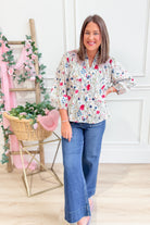 Carson Floral Charming Long Sleeve Top - Be You Boutique