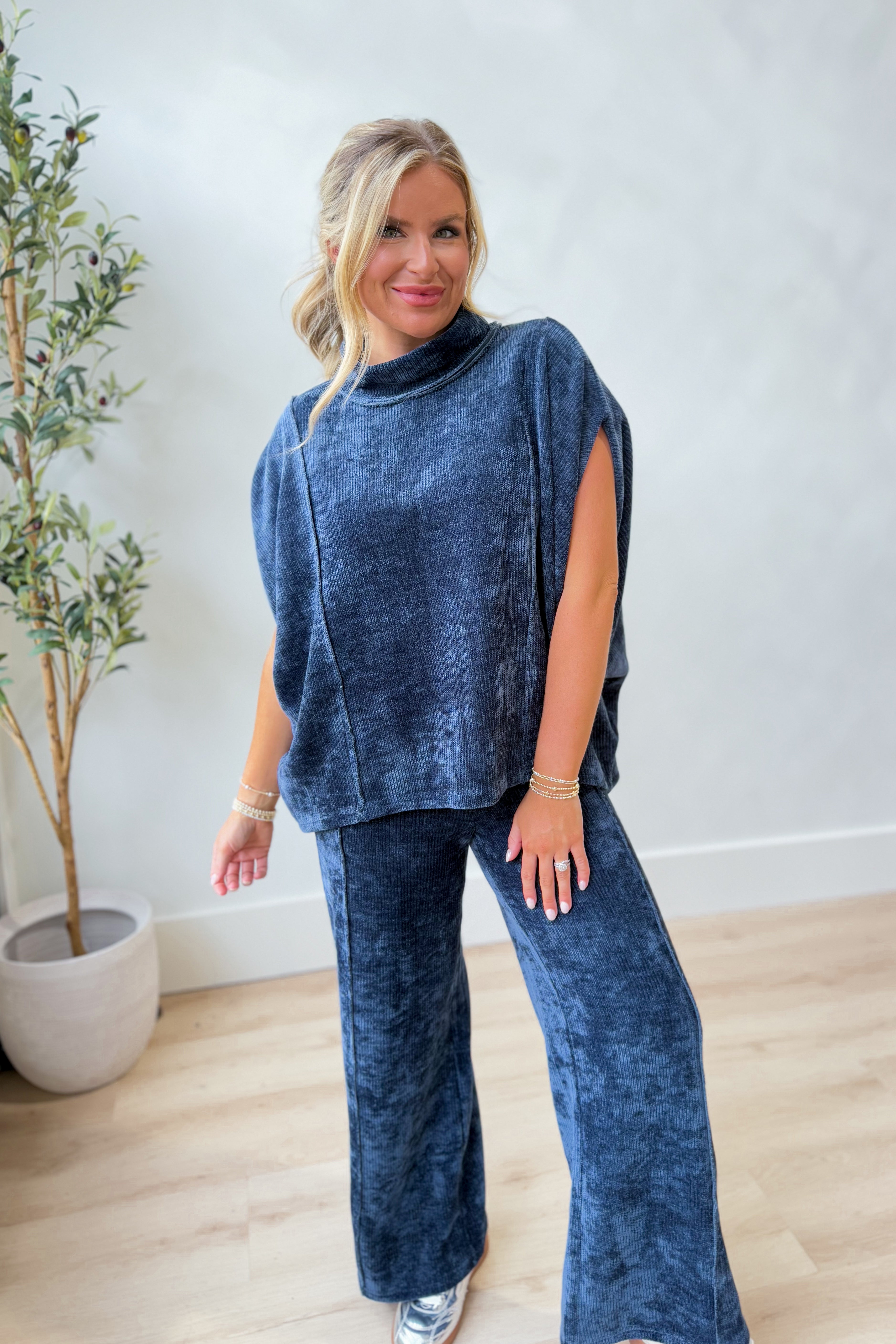 Nikki Velvet Luxe Knit Pant Set - Be You Boutique