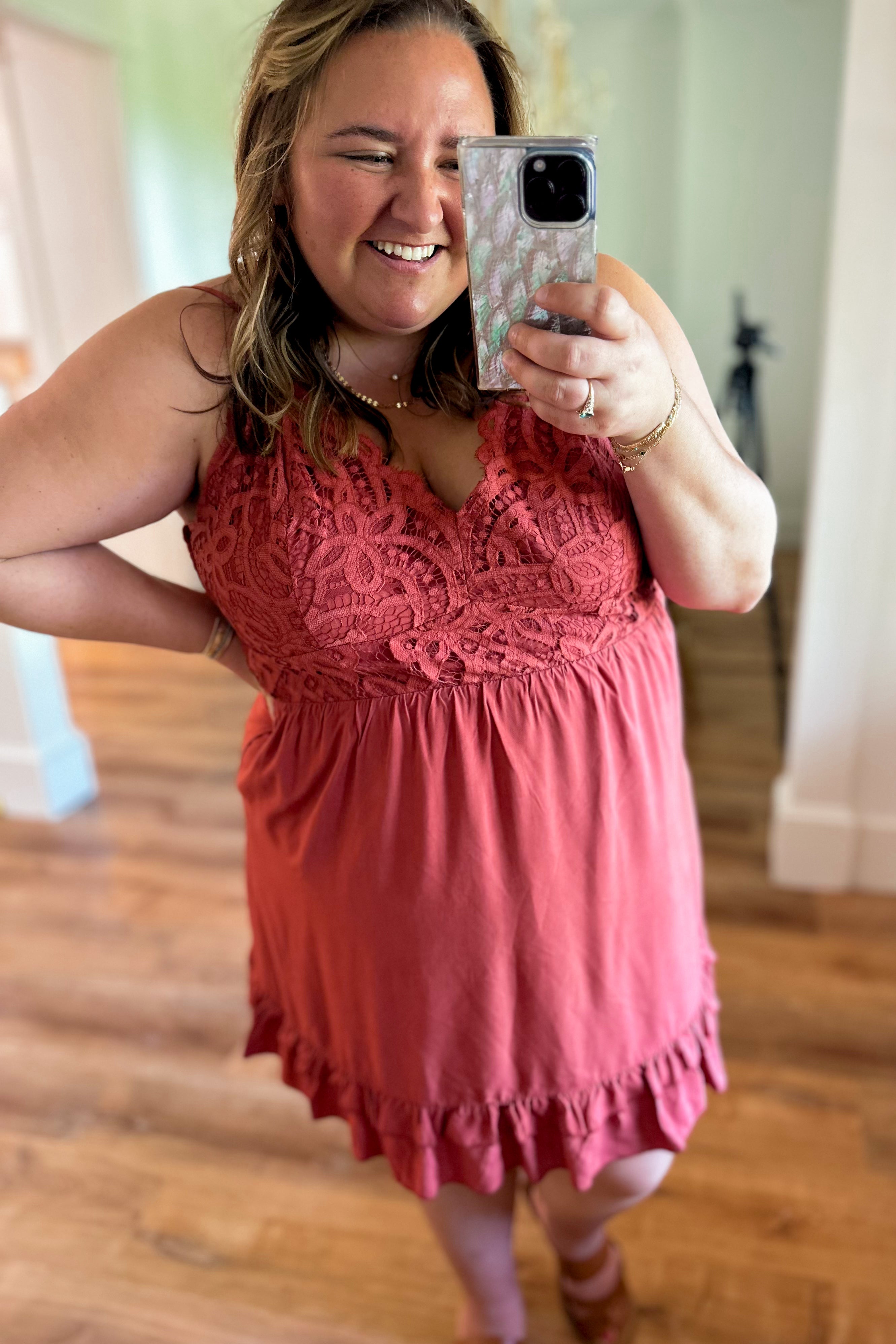 Blair Lace Detail Flare Dress *FINAL SALE* - Be You Boutique