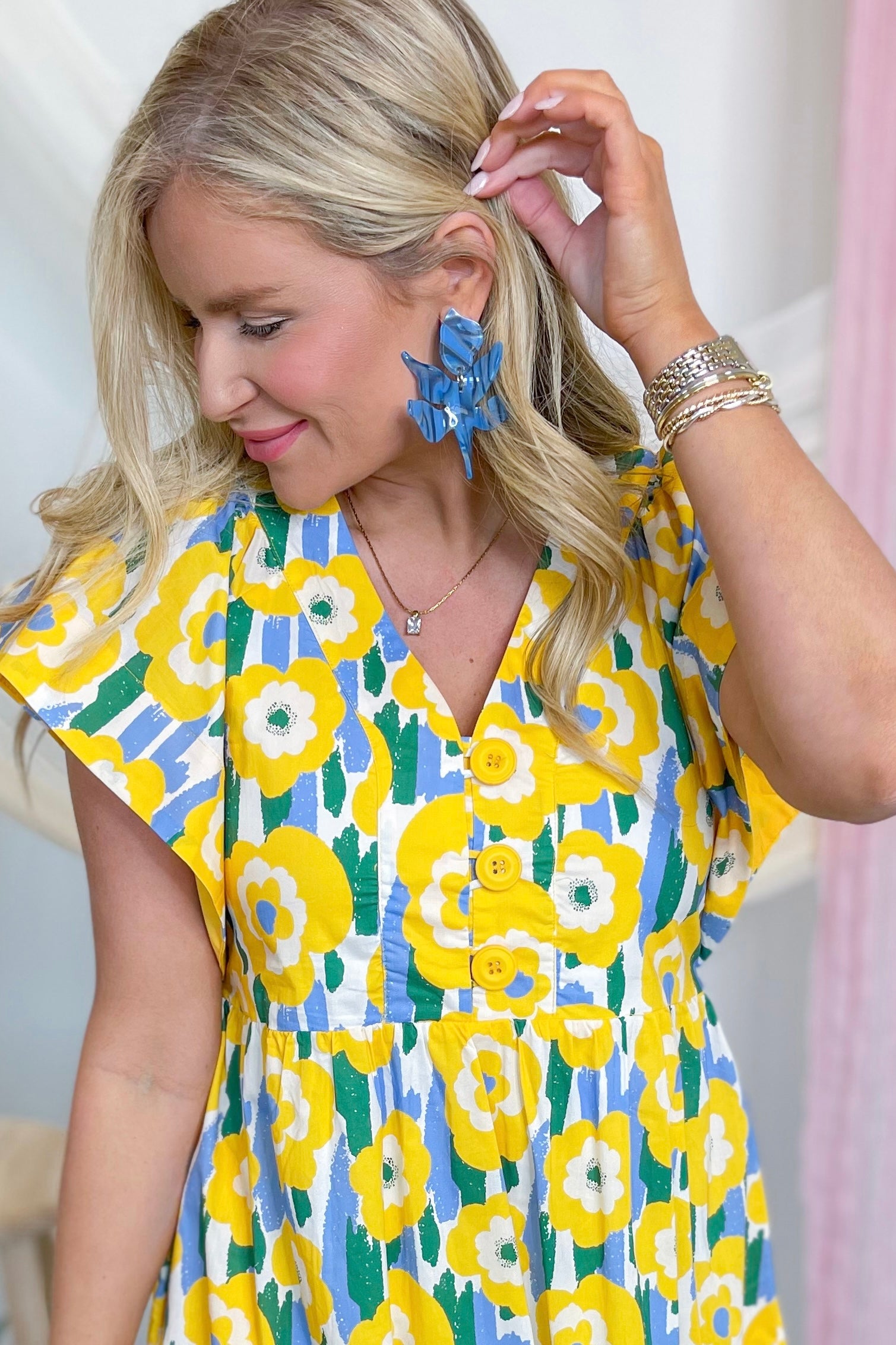 Linny Co Flora Earring - Be You Boutique