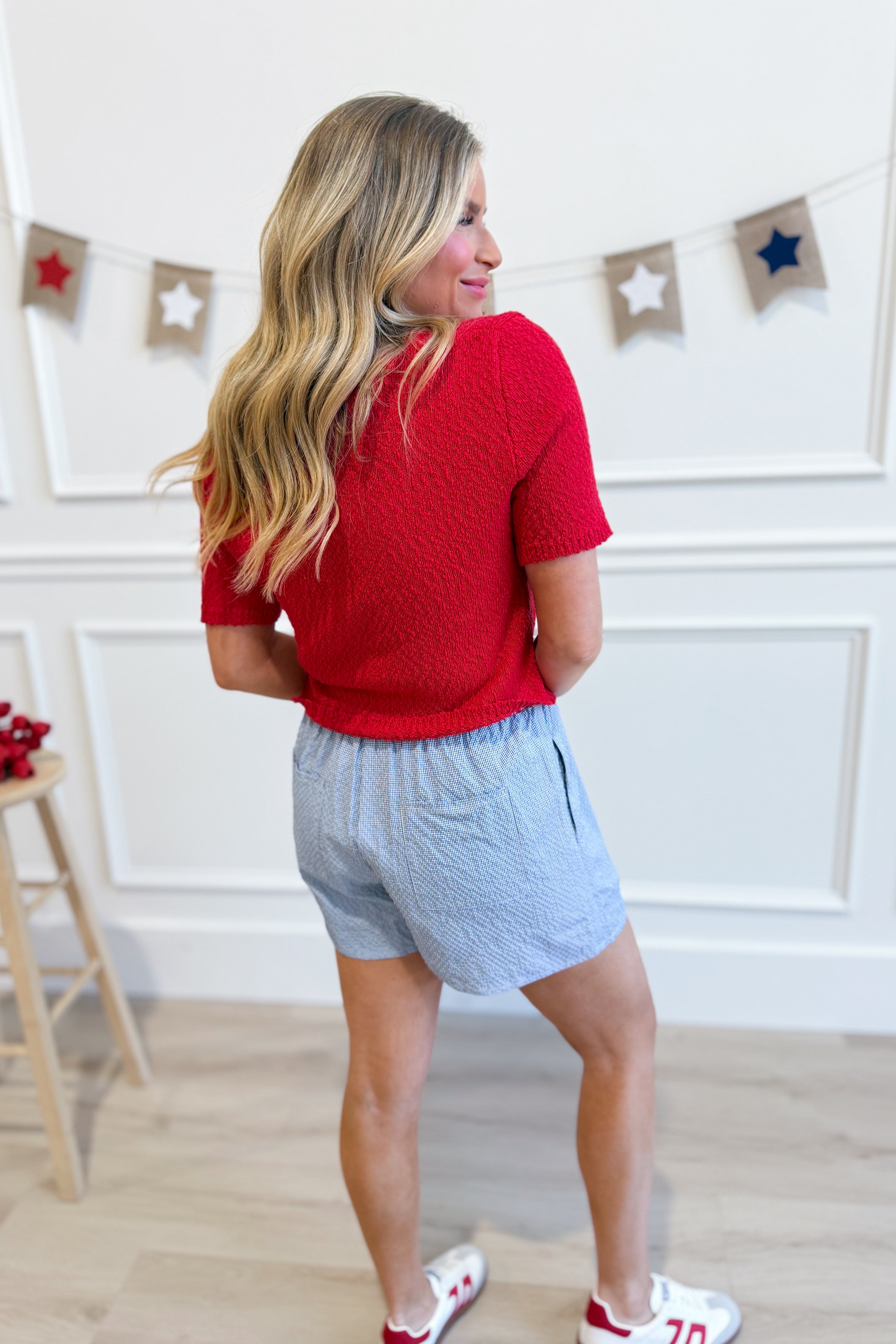 HYFVE Kinlee Crinkled Textured Top from 131 Spring Sweaters collection, featuring a lightweight, crinkled fabric in a stylish design.