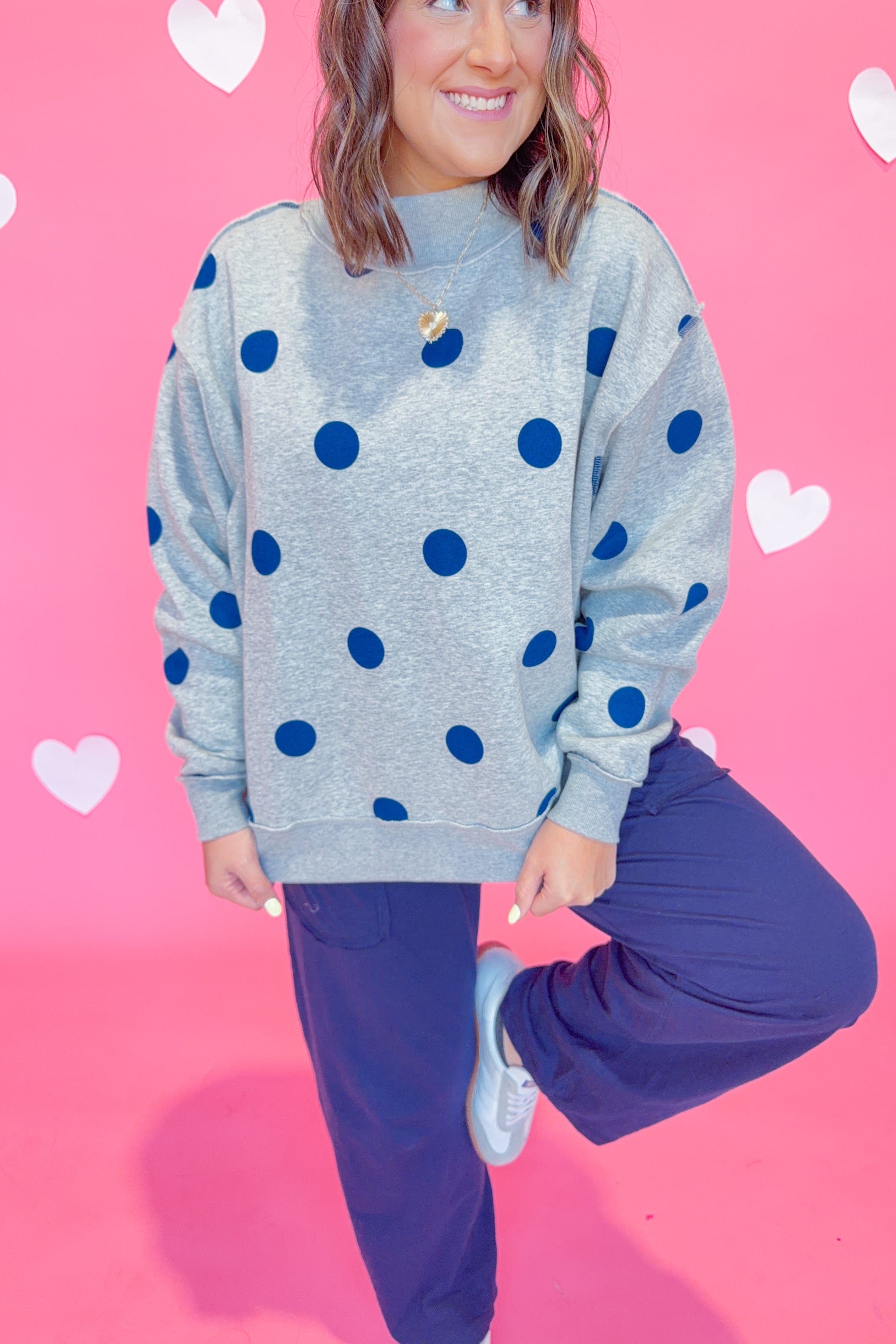 WRSHP Reversible Mock Neck Sweatshirt - Be You Boutique