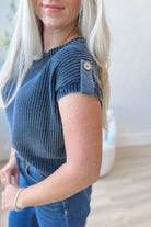 Nicole Knitted Drop Shoulder Sweater Top - Be You Boutique