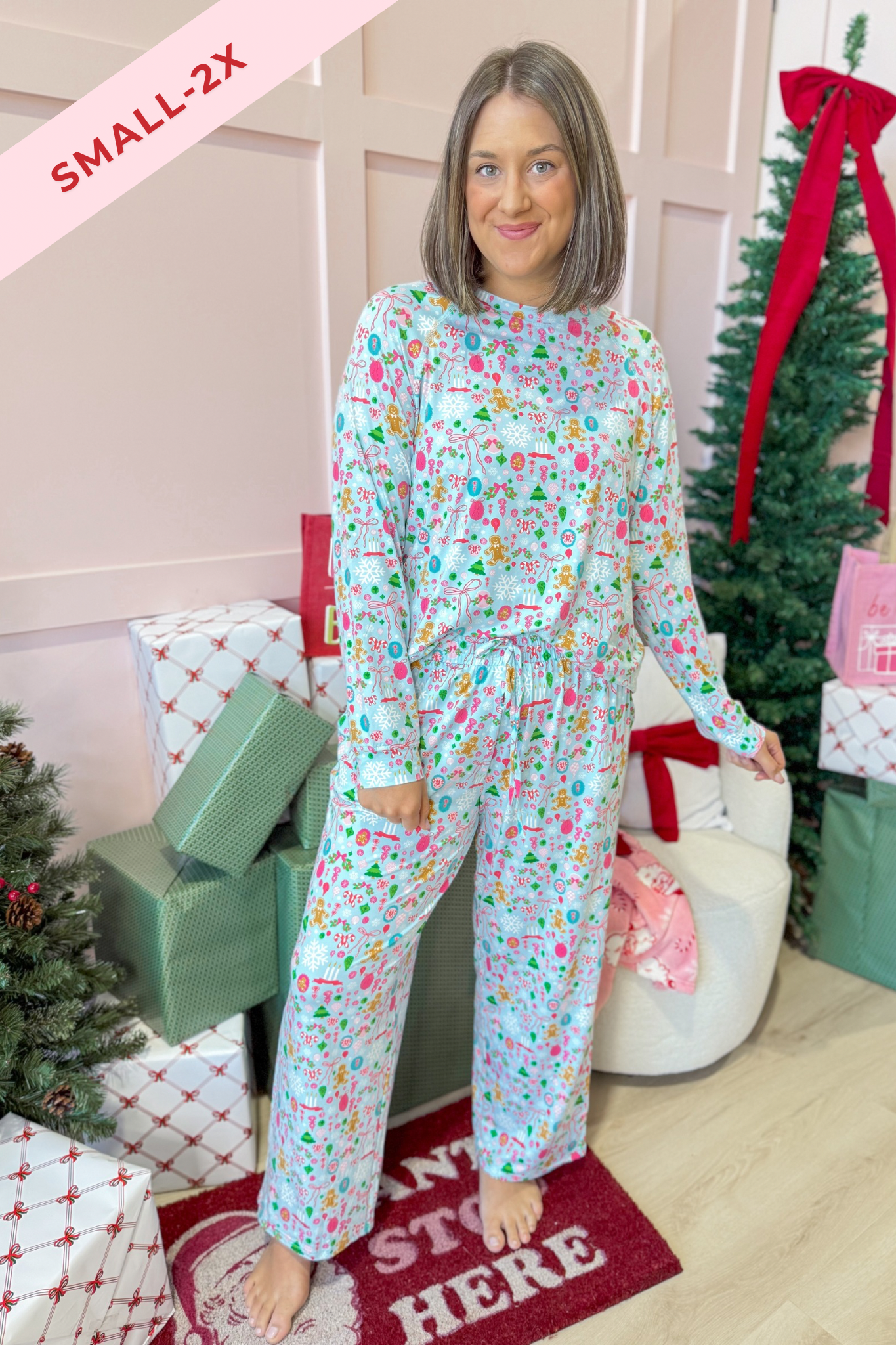 Annie Jolly Jubilee Pajama Set - Be You Boutique