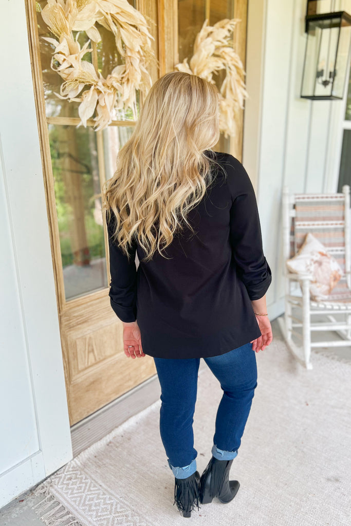 Chester Long Sleeve Solid Color Boyfriend Blazer - Be You Boutique
