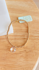 Enewton 3mm classic birthstone bracelet featuring colorful gemstone beads on a silver chain, elegant jewelry accessory.