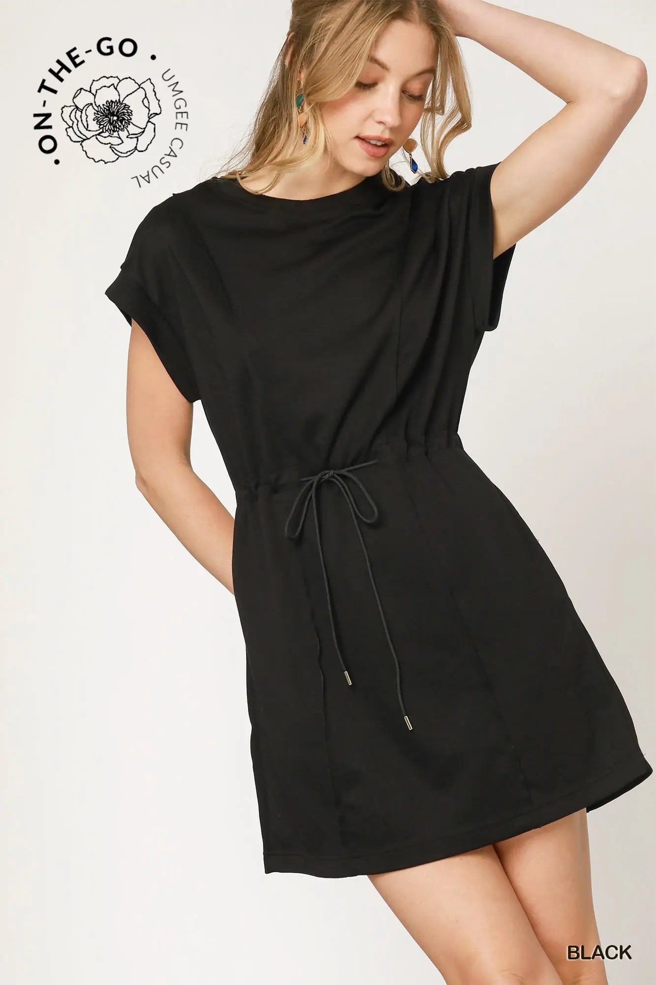 Sandra Cinched Waist Dress - Be You Boutique