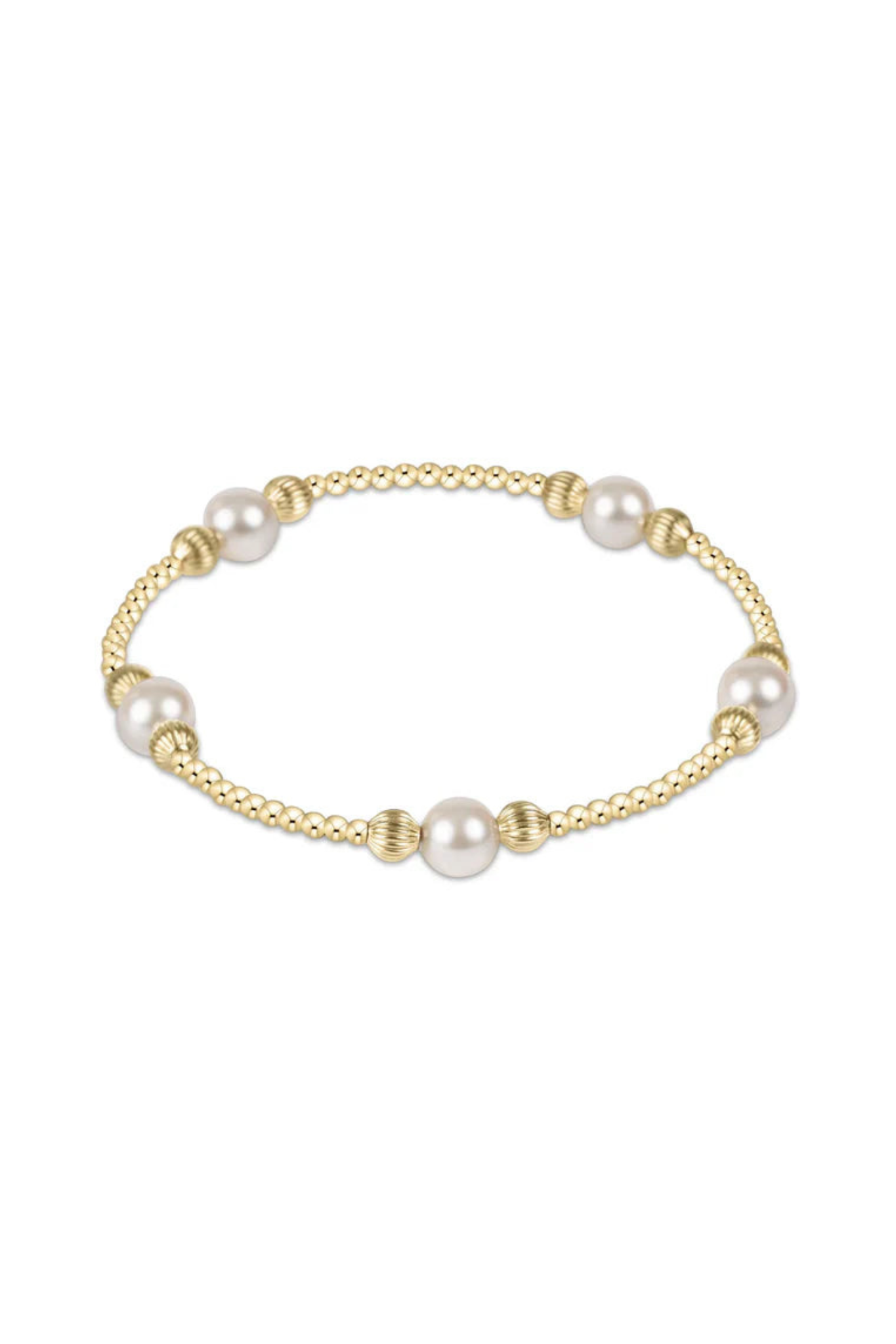 Enewton 6mm Pearl Purpose Dignity Gold Bracelet - Be You Boutique