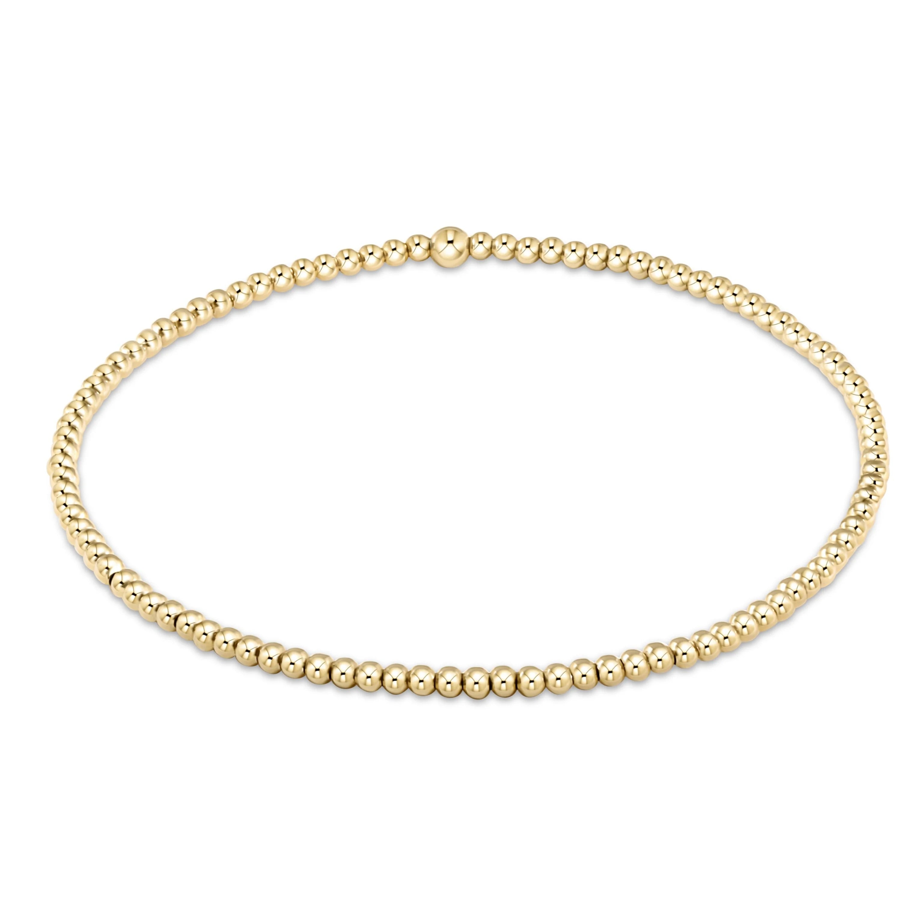 Enewton 2mm Classic Gold Bracelet - Be You Boutique