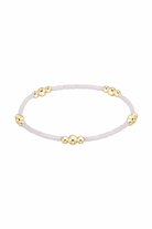 Enewton Silky White Hope Purpose gold bracelet with intricate chain design, stylish jewelry accessory for women.