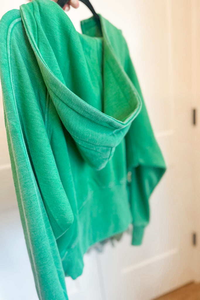 Easy Does It Mineral Washed Hoodie - Be You Boutique