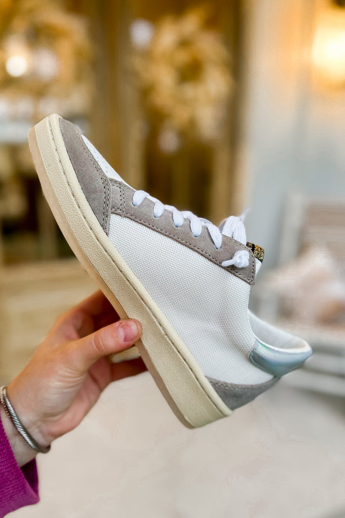 Vintage Havana Denisse Iridescent Taupe Silver Star Sneakers - Be You Boutique