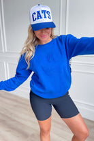Kentucky Easley Embossed Comfort Crew Sweatshirt - Be You Boutique