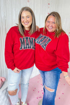 Mama Animal Print Long Sleeve Crew Neck Graphic Sweatshirt *FINAL SALE* - Be You Boutique