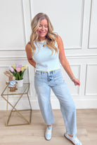 Candice Sleeveless Knitted Top - Be You Boutique