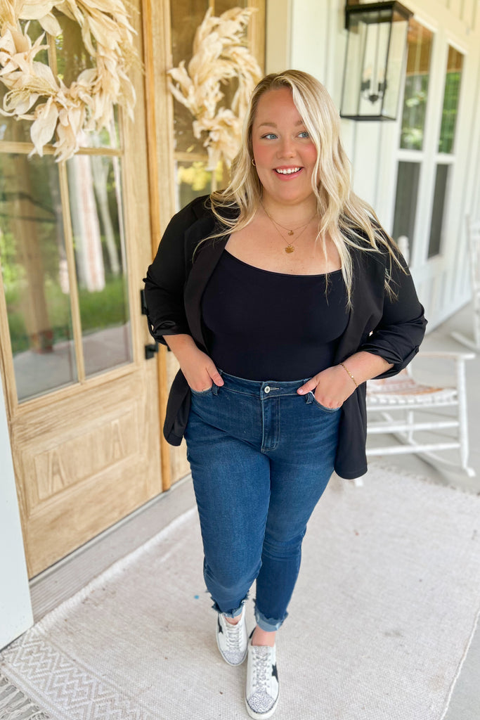 Chester Long Sleeve Solid Color Boyfriend Blazer - Be You Boutique