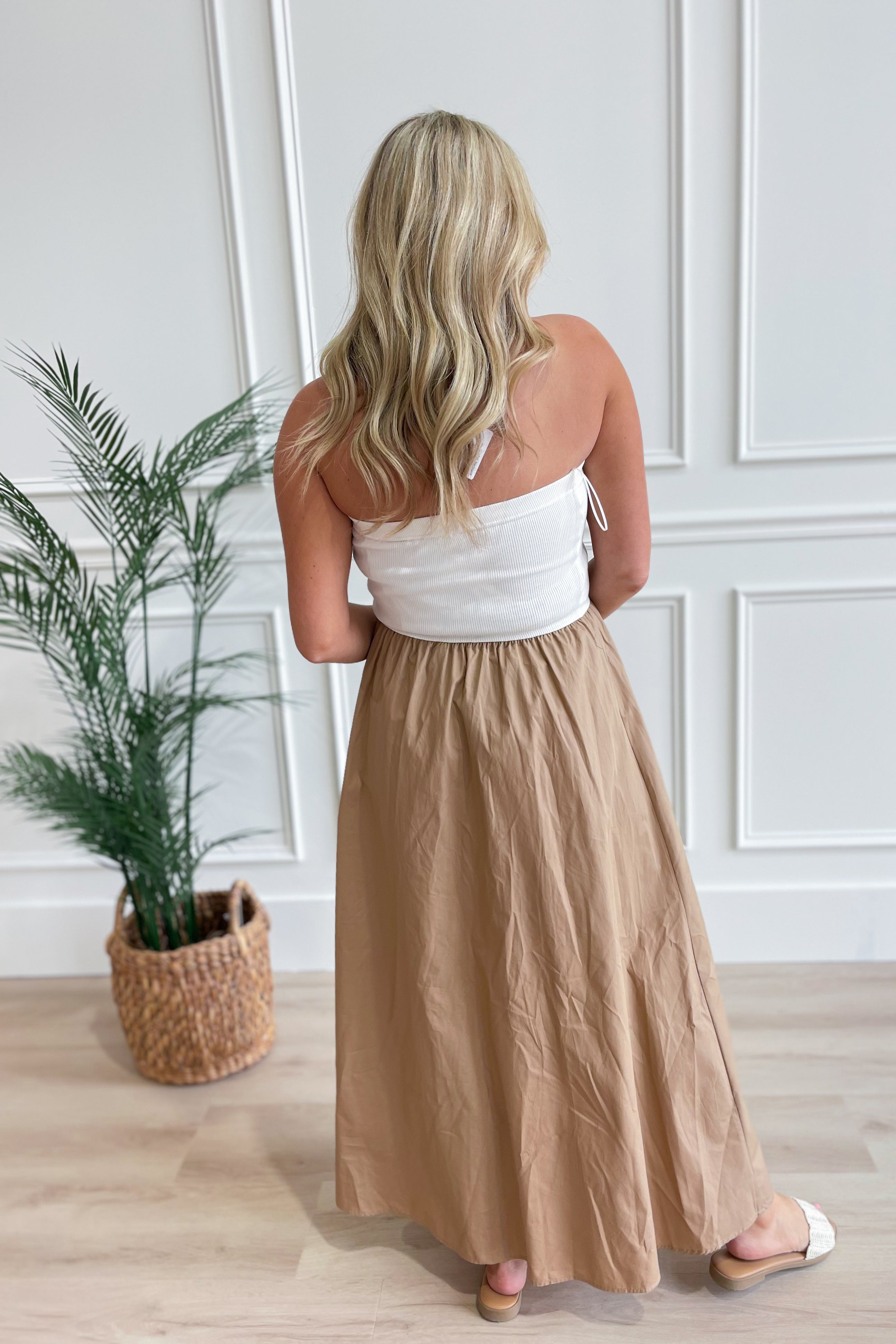 Rebecca Knit Strapless Midi Dress - Be You Boutique