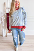 Bethany Striped Long Sleeve Top - Be You Boutique