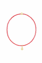 Enewton Sherbert Hope Classic Signature Cross Charm Bracelet with colorful beaded design and silver-tone cross charm.