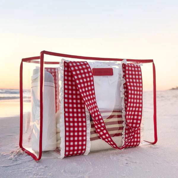 Clear Jelly Tote bag by Casemate, showcasing a transparent, flexible accessory with a sleek, minimalist design.