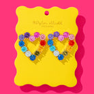 Katie Colorful Heart Earrings - Be You Boutique