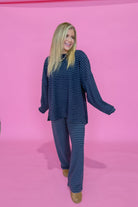 Ella Striped Long Sleeve Top - Be You Boutique