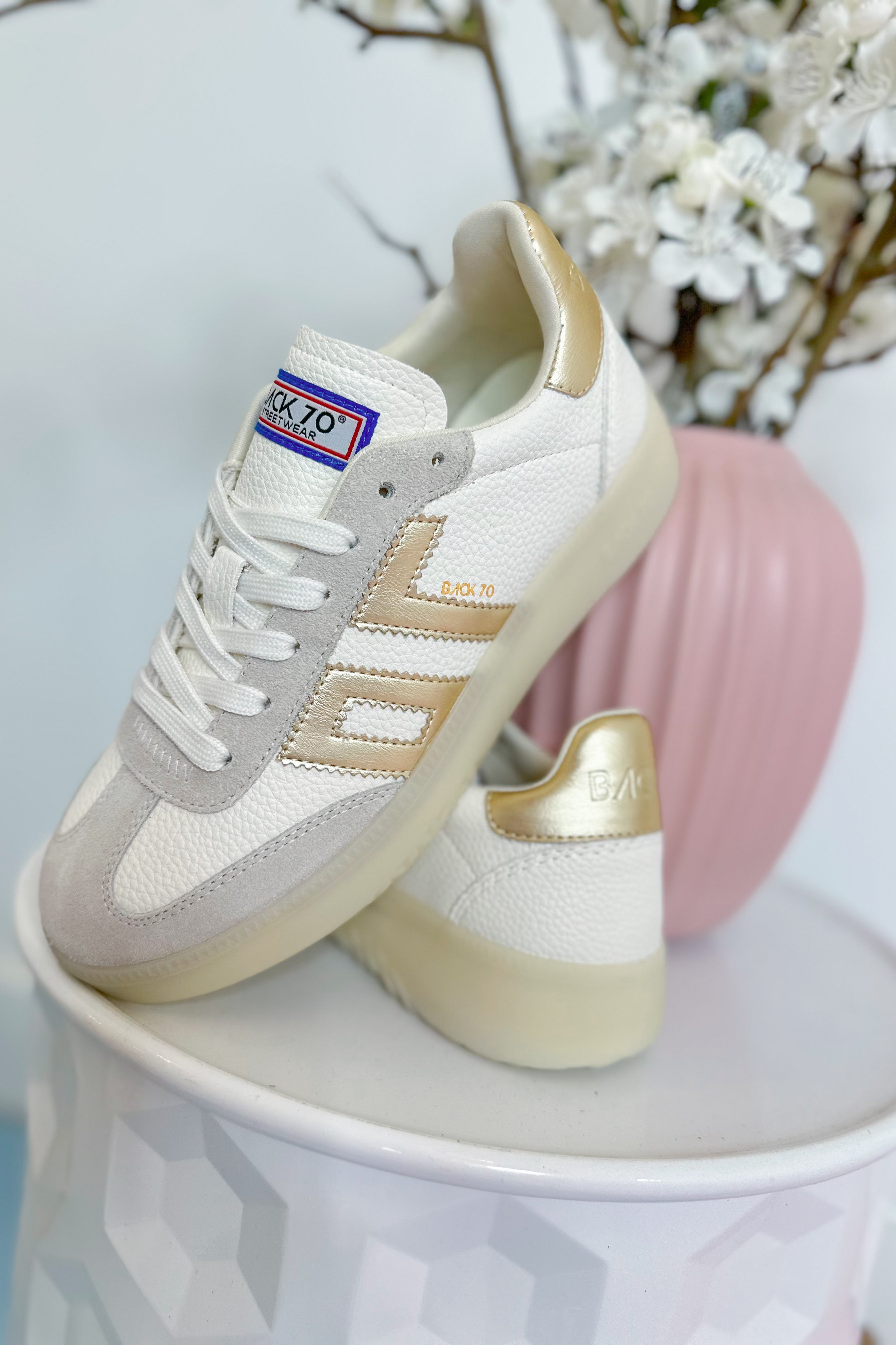 BACK70 Boston 2502 Sneaker in Gold - Be You Boutique