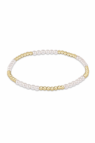 Enewton 2.5mm Blissful Pattern Classic Gold Pearl Bracelet - 3mm Pearl - Be You Boutique