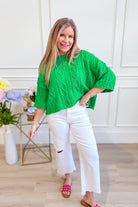 Kendall Cable Knit Sweater Top - Be You Boutique