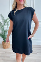 Vinnie Shoulder Studded Sleeveless Dress - Be You Boutique