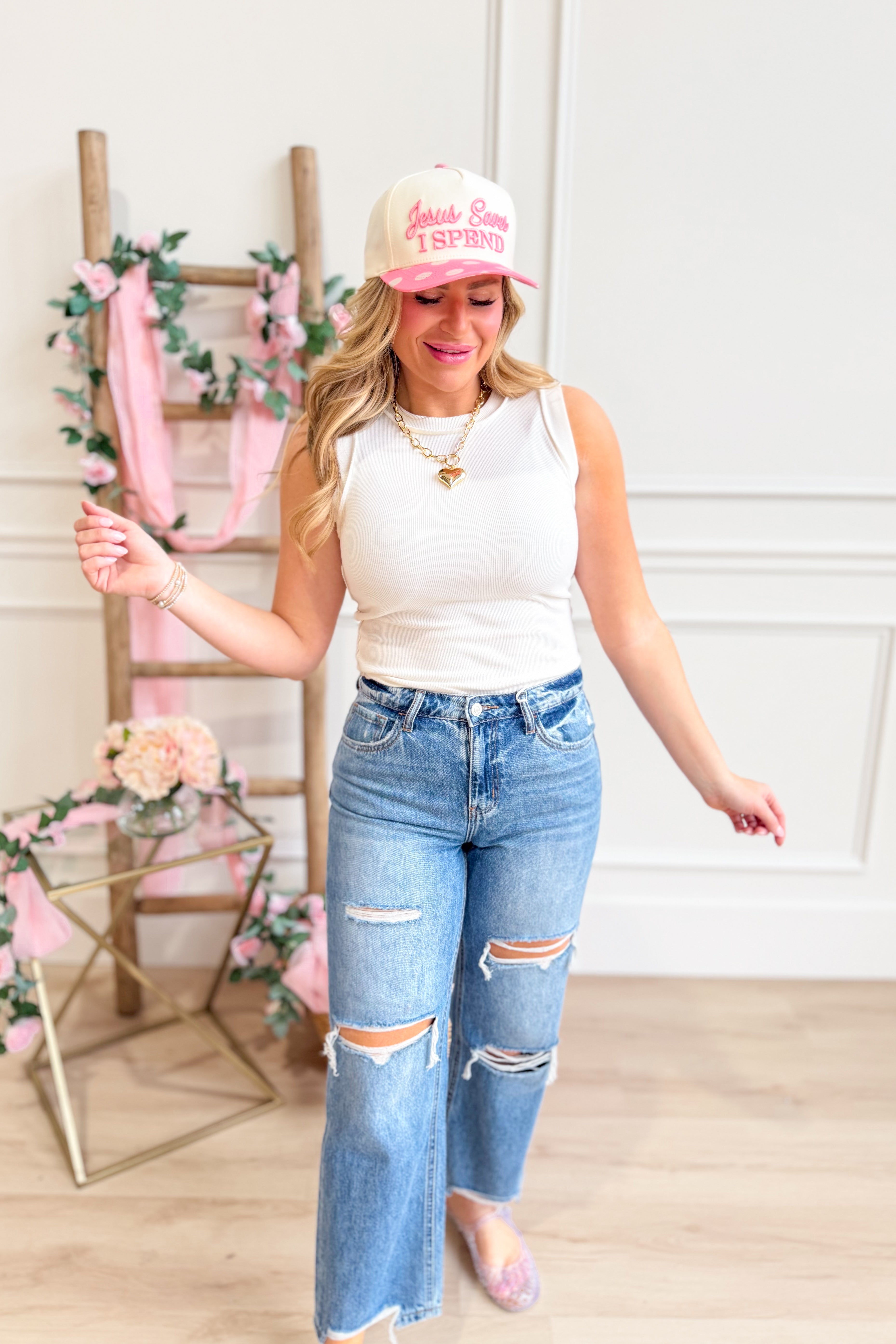 Jesus Saves, I Spend Trucker Hat - Be You Boutique