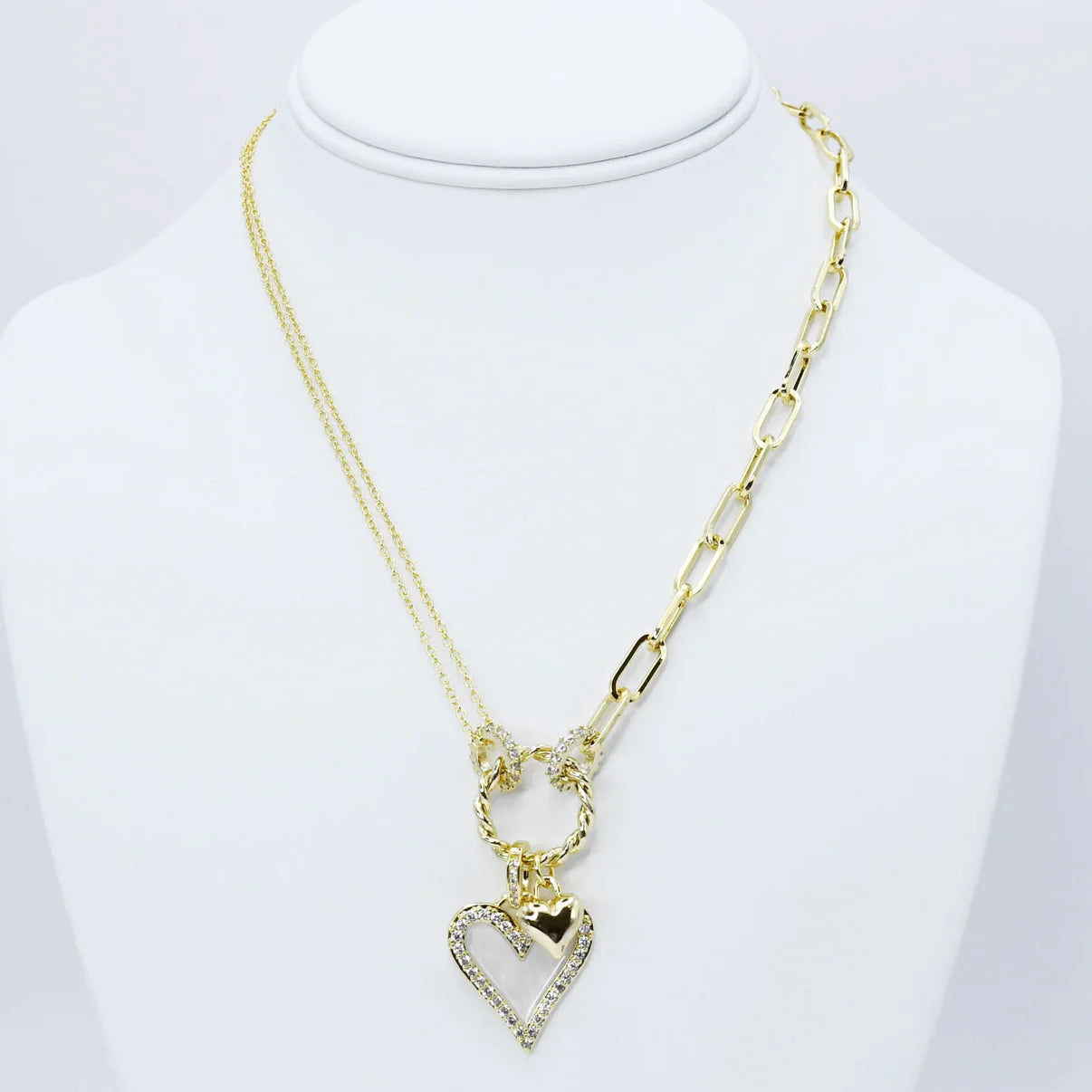 Treasure Jewels Heart of Honor Necklace - Be You Boutique