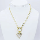 Treasure Jewels Heart of Honor Necklace - Be You Boutique