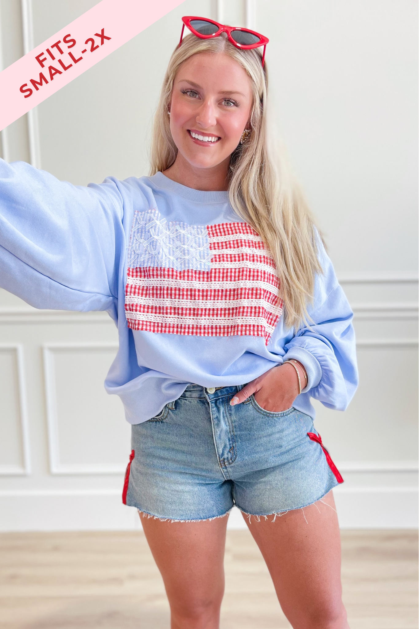 Bless The USA Long Sleeve - Be You Boutique