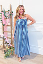 Cory Striped Midi Dress - Be You Boutique