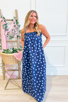Eloise Polka Dot Maxi Dress - Be You Boutique