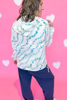 Augusta Floral Print Long Sleeve Windbreaker Jacket - Be You Boutique