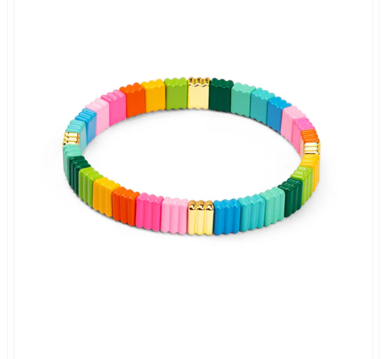 Zenzii Ribbed Nadine Stretch Bracelet - Be You Boutique