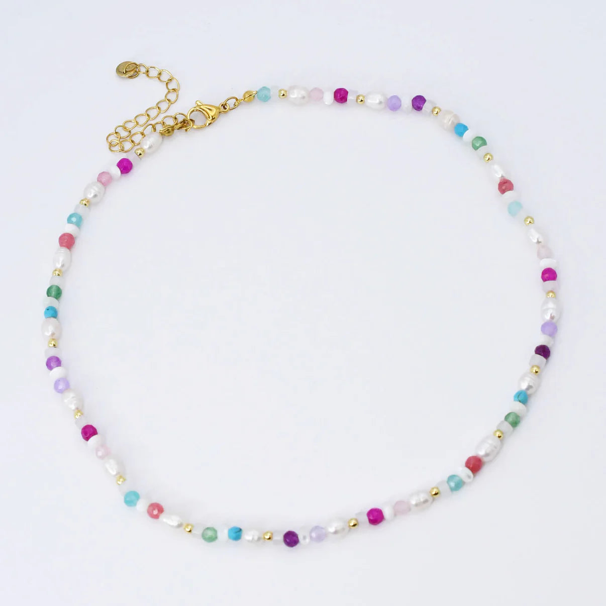 Treasure Jewels Bright Now Gemstone Necklace - Be You Boutique