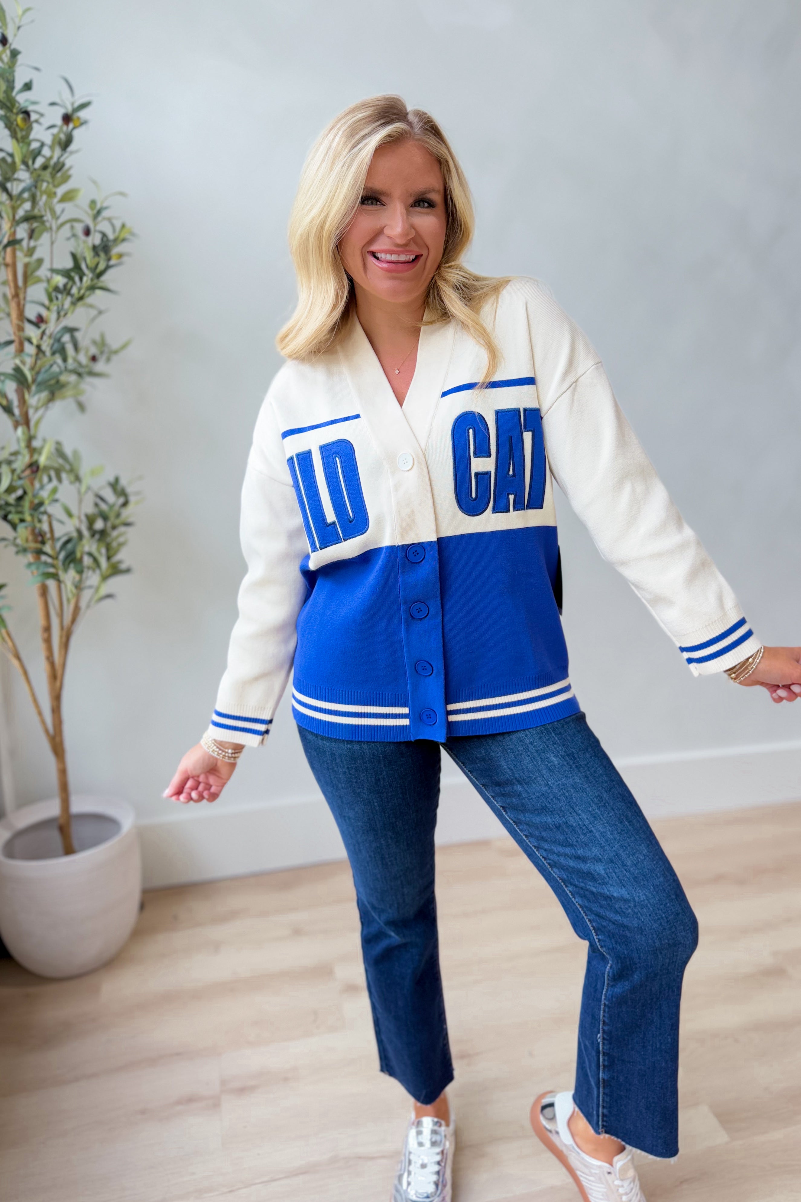 GameDay Social Carly Kentucky Game Day Cardigan - Be You Boutique