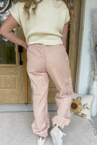Camille Floral Twill Pocket Detail Jogger Pant Bottoms - Be You Boutique