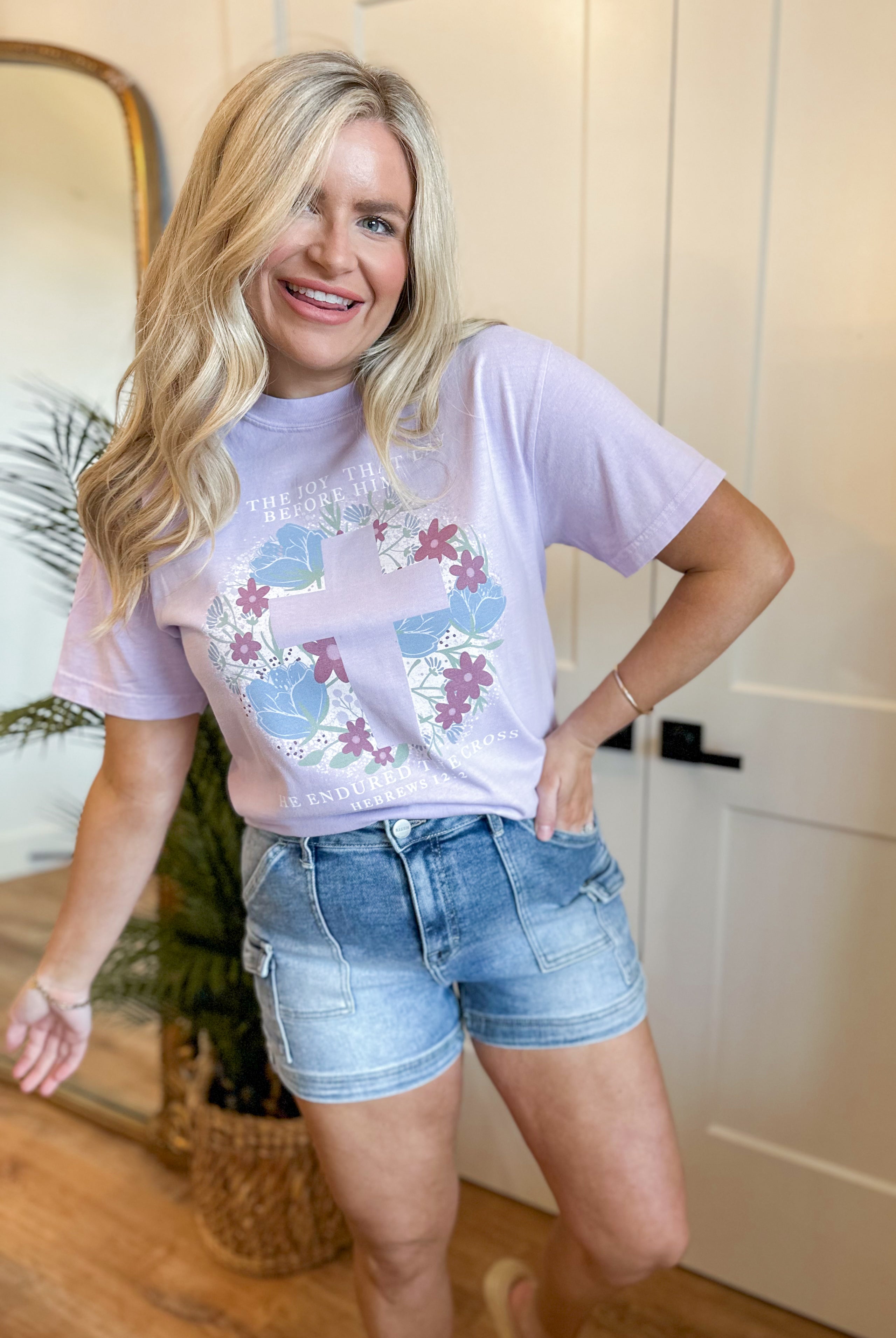 For The Joy Short Sleeve Graphic Tee - Be You Boutique