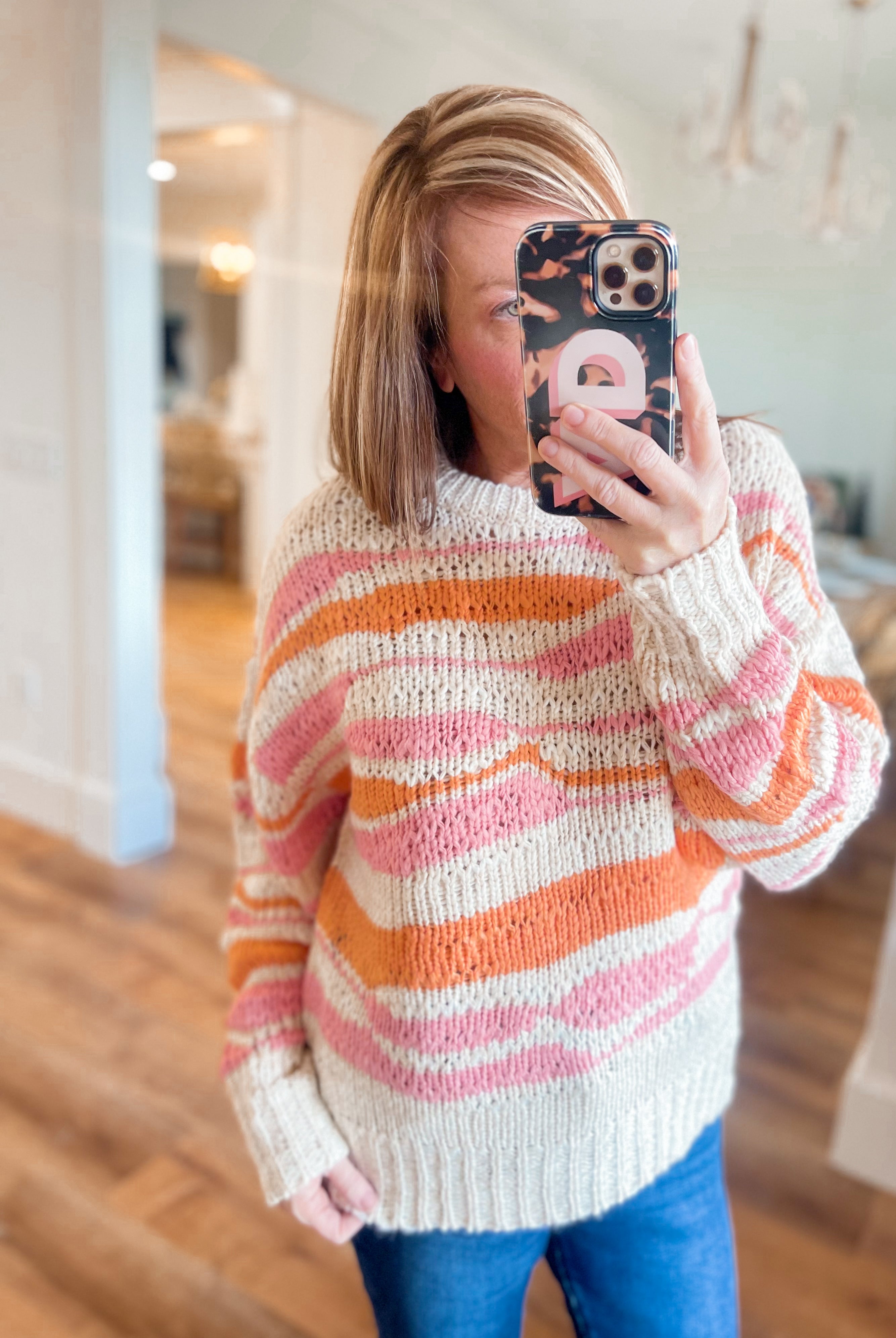 Manny Multi Color Casual Knit Sweater Top - Be You Boutique