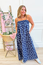 Eloise Polka Dot Maxi Dress - Be You Boutique